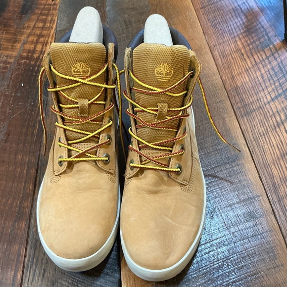 Timberland Women’s A24J5 6” Lace-Up Waterproof Boots Wheat Nubuck Size 8.5 - Picture 2 of 12